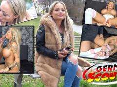 schwanz reiten,outdoor blowjob,riesenmöpse,deutsche blondine,casting,tätowierte blondine,titten ficken