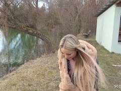 schwanz reiten,outdoor blowjob,riesenmöpse,deutsche blondine,casting,tätowierte blondine,titten ficken